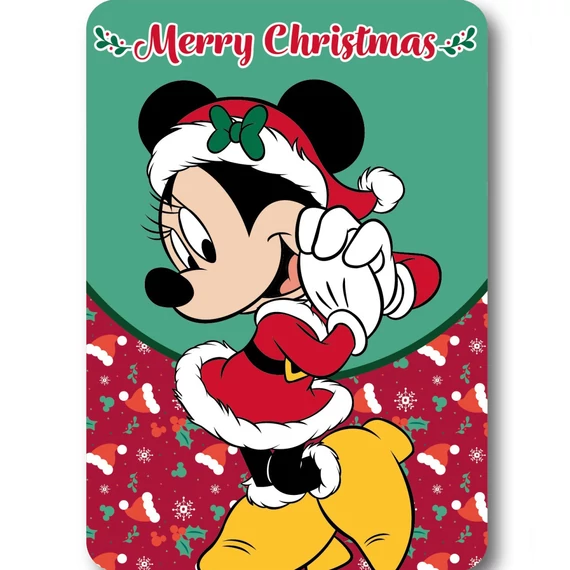 Disney Minnie Merry Moments Karácsony polár takaró 100x140cm