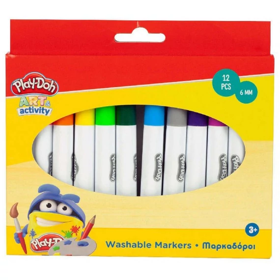 Play-Doh Art kimosható filctoll 12 db-os