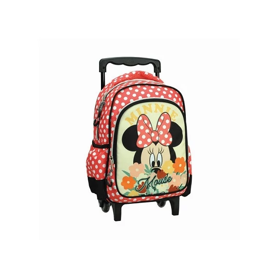 Disney Minnie Floral gurulós ovis hátizsák, táska 30 cm