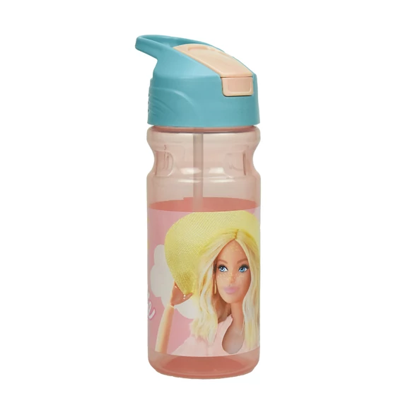 Barbie Summer műanyag szívószálas kulacs 500 ml Barbie Summer műanyag szívószálas kulacs 500 ml