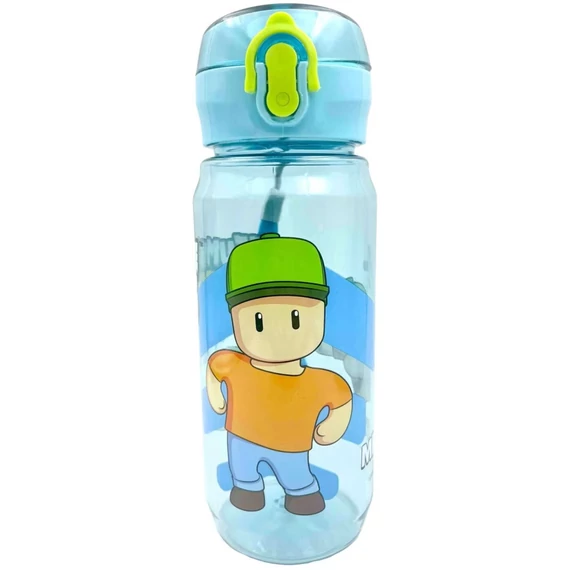 Stumble Guys All Day műanyag kulacs akasztóval 600 ml Stumble Guys All Day műanyag kulacs akasztóval 600 ml