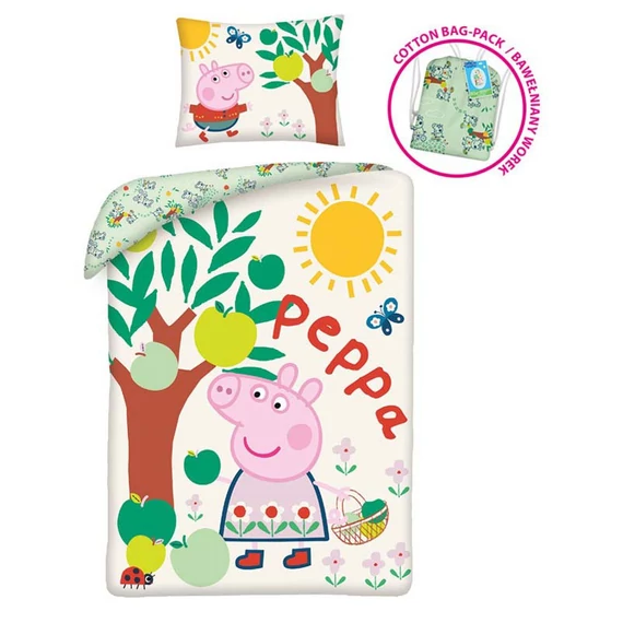 Peppa malac Tree ágyneműhuzat 140×200cm, 70×90 cm