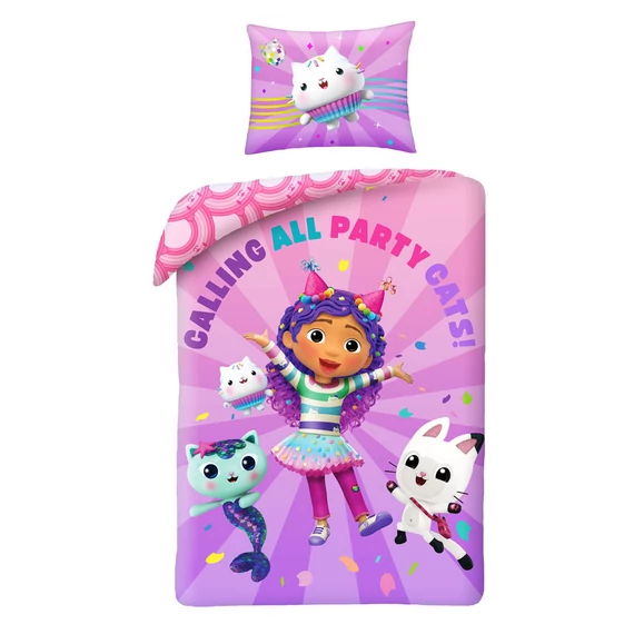 Gabi babaháza Party ágyneműhuzat 140×200cm, 70×90 cm microfibre Gabi babaháza Party ágyneműhuzat 140×200cm, 70×90 cm microfibre