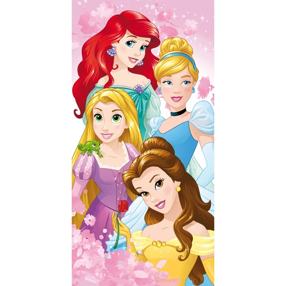 Disney Hercegnők Royal fürdőlepedő, strand törölköző 70x140cm