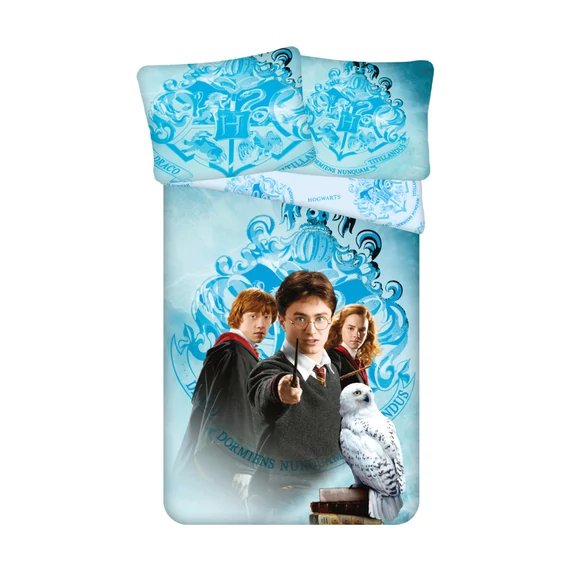 Harry Potter Light Blue ágyneműhuzat 140×200cm, 70×90 cm microfibre Harry Potter Light Blue ágyneműhuzat 140×200cm, 70×90 cm microfibre