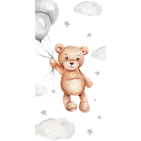 Maci Teddy fürdőlepedő, strand törölköző 70x140cm
