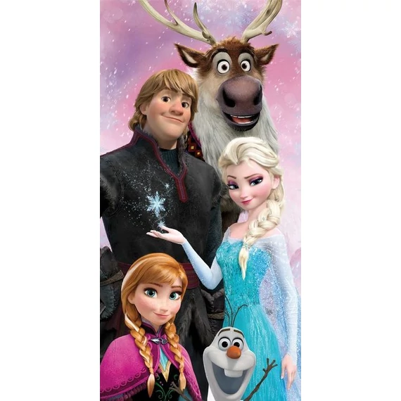 Disney Jégvarázs Family & Friends fürdőlepedő, strand törölköző 70x140cm