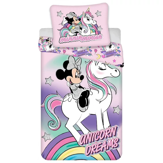 Disney Minnie Unicorn Dreams ágyneműhuzat 140×200cm, 60x80 cm Disney Minnie Unicorn Dreams ágyneműhuzat 140×200cm, 60x80 cm