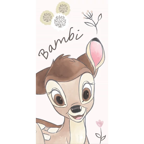Disney Bambi fürdőlepedő, strand törölköző Flower 70*140cm Disney Bambi fürdőlepedő, strand törölköző Flower 70*140cm
