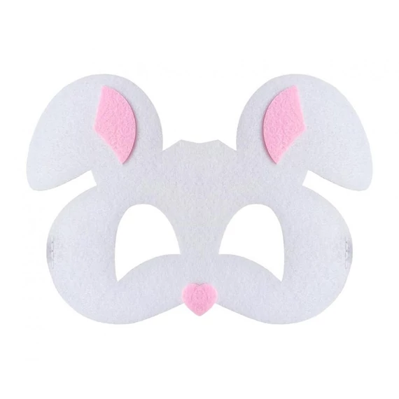 Nyuszi Rabbit filc maszk 18,5 cm