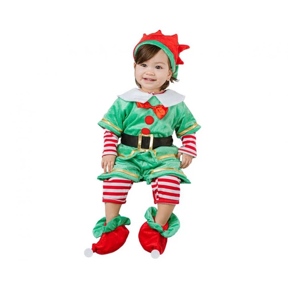 Zöld Manó Little Elf jelmez 92/104 cm