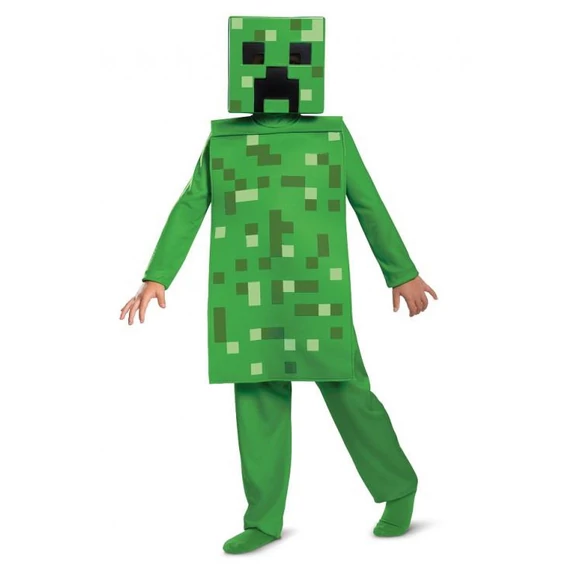 Minecraft Creeper Classic Green jelmez 4-6 év