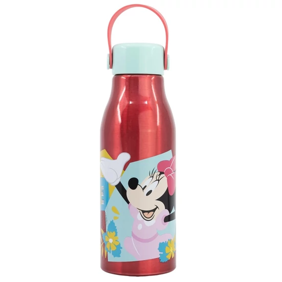 Disney Minnie Being More Flexi alumínium kulacs csavaros kupakkal, akasztóval 760 ml Disney Minnie Being More Flexi alumínium kulacs csavaros kupakkal, akasztóval 760 ml