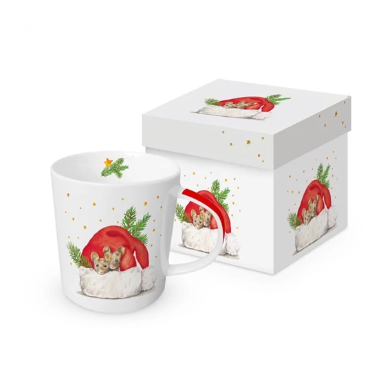 Porcelánbögre 0,4l dobozban, Get cozy, PPD.360302771