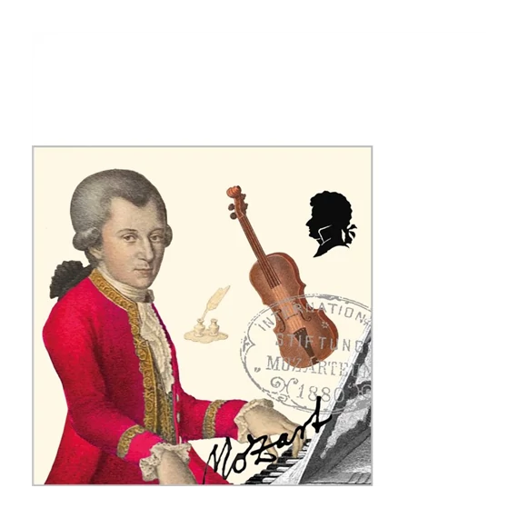 Mozarteaum papírszalvéta 25x25cm, 20db-os, PPD.B125003226