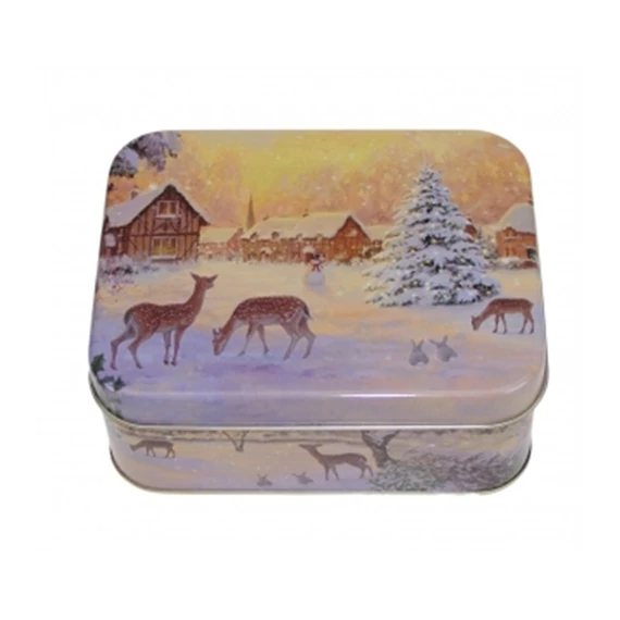 Konyhai fémdoboz 147x114x57mm, Winter Nostalgia, GAW.7315/219