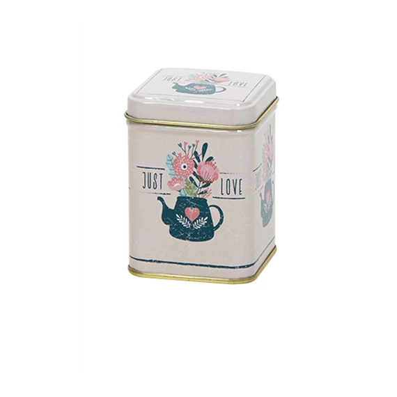Fémdoboz 60x60x80mm,50g, Teabloom, T.B.TBL546