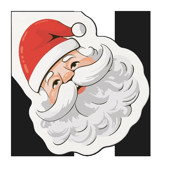 Classic Santa Claus airlaid papírszalvéta 32 cm,10 db-os, P.W.AAS200300