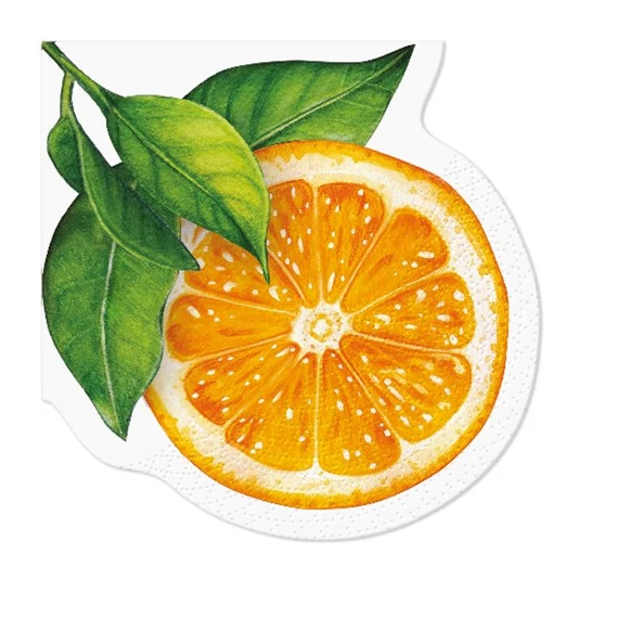 Pure Orange papírszalvéta 32cm, 12db-os, P.W.SDRF000200
