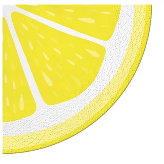 Just Lemon papírszalvéta 32cm, 12 db-os, P.W.SDRR000100