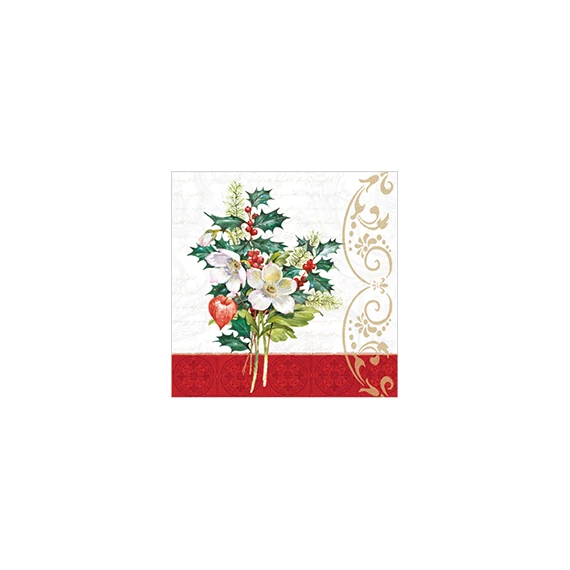 Silent Night papírszalvéta 33x33cm,20db-os, P.W.SDL100903