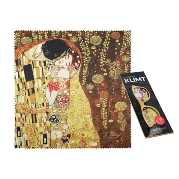 Szemüvegtörlő kendő 20x20cm ,Klimt: The Kiss, H.C.021-0513