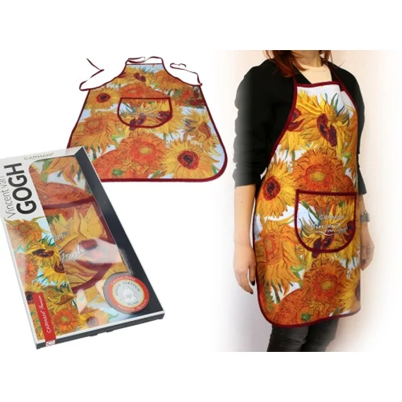 Kötény 59x77cm,polyester,Van Gogh:Napraforgók , H.C.023-6020
