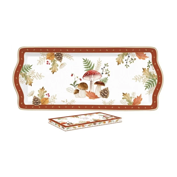 Porcelántálca 35x15cm, dobozban, Autumn Breeze, R2S.1109AUBR
