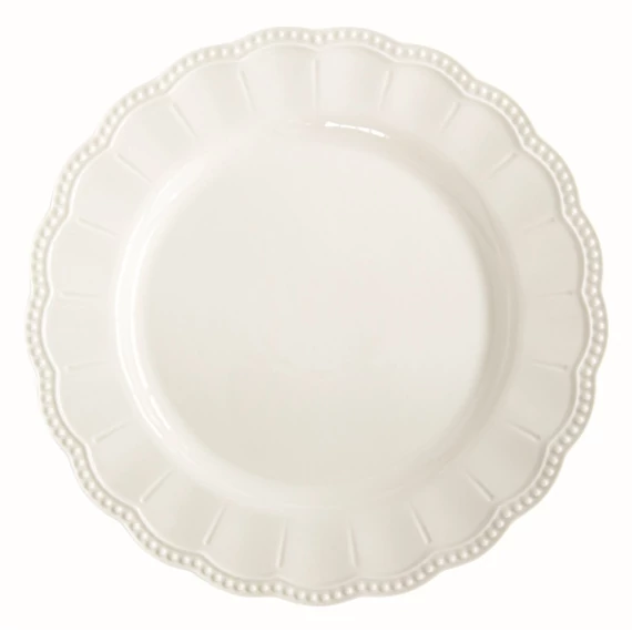 Porcelán lapostányér 26cm, Elite white, R2S.2880ELIW