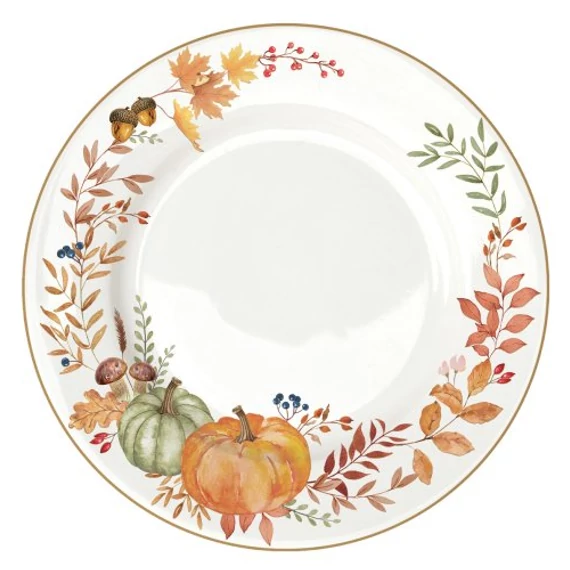 Porcelán lapostányér 26,5cm, Harvest, R2S.942HARV