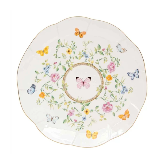 Porcelán desszerttányér 20,5cm,Dancing Butterflies, R2S.3122DANB
