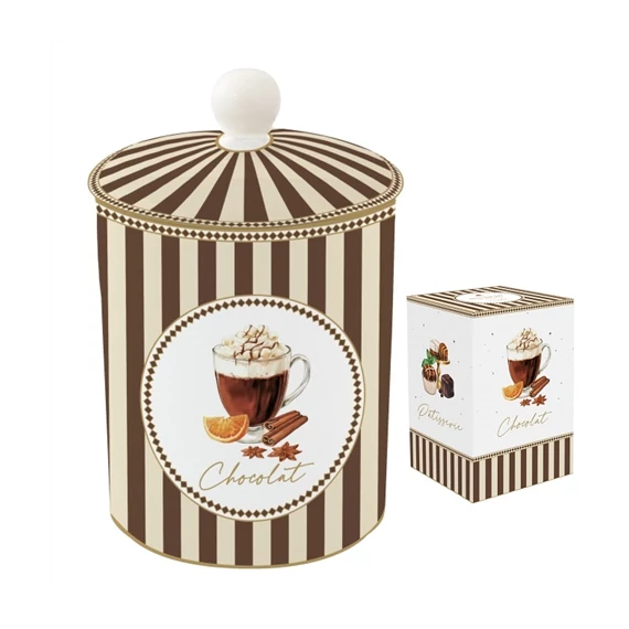 Porcelán keksztároló, 11,5x18cm, dobozban, Sweet Moments, R2S.1444SWEM