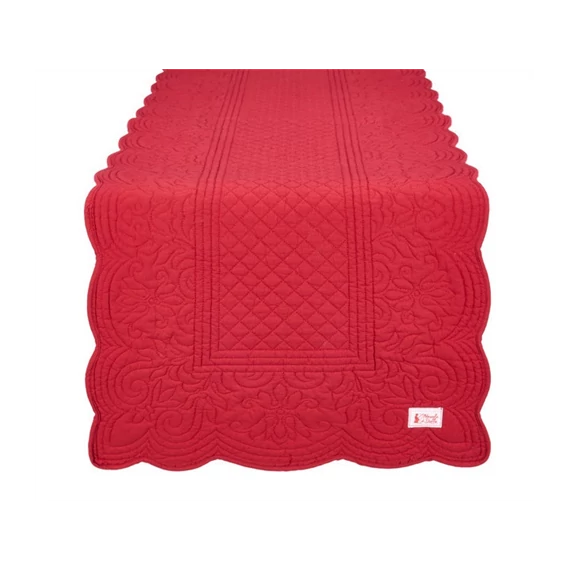 Piros steppelt asztali futó 40x130cm, N.S.HTH125959O