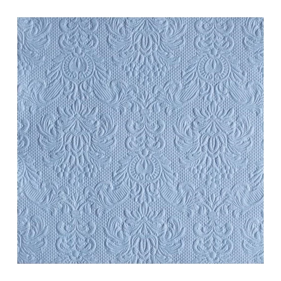 Elegance jeans blue dombornyomott papírszalvéta 33x33cm, 15db-os, AMB.13311111
