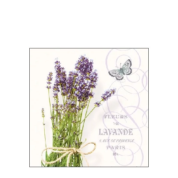 Bunch of Lavender papírszalvéta 25x25cm,20db-os, AMB.12511695