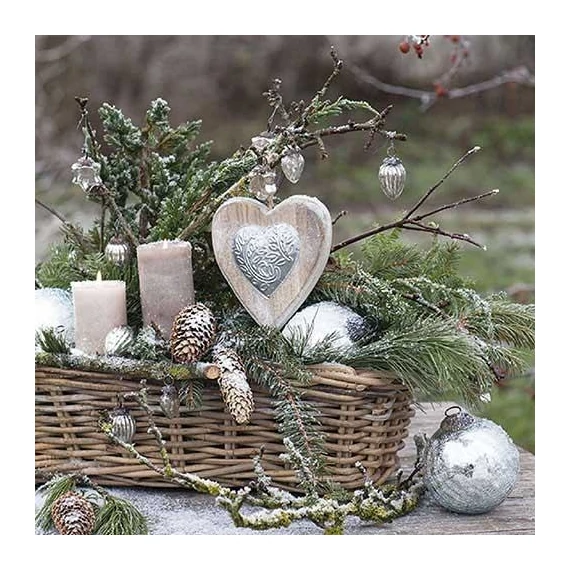 Winter Arrangement papírszalvéta 33x33cm,20db-os, AMB.33313460