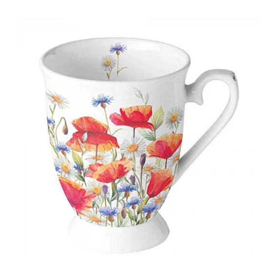 Poppies and cornflowers porcelánbögre 0,25l, AMB.18718640