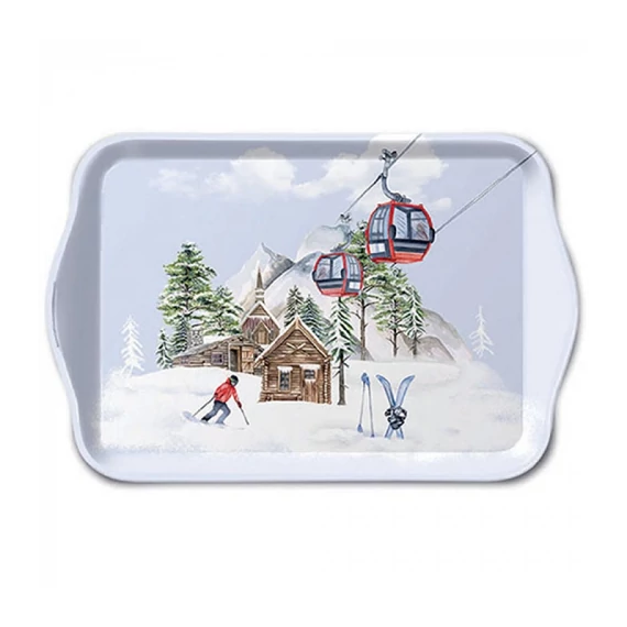 Ski hut műanyag kistálca 13x21cm, AMB.33718855