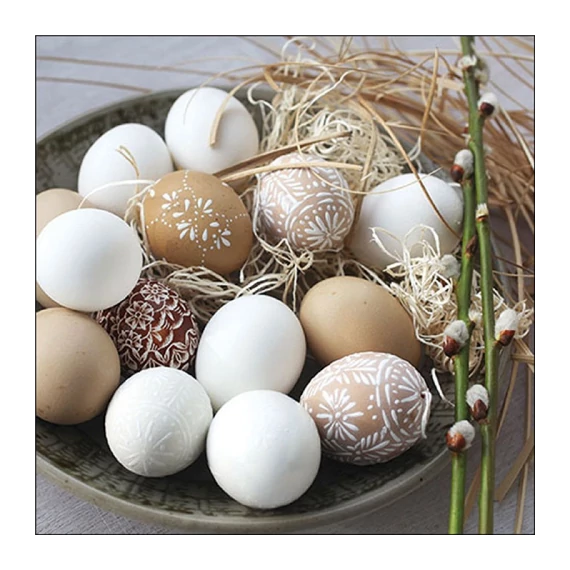 Eggs in bowl papírszalvéta 33x33cm,20db-os, AMB.23319370