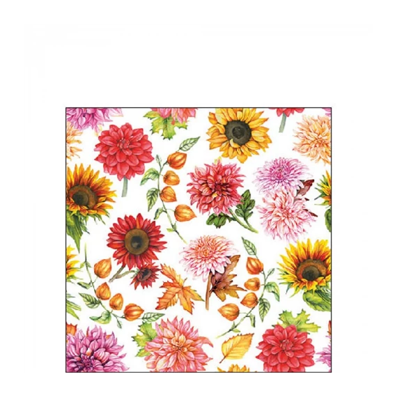 Autumn blooming papírszalvéta 25x25cm, 20db-os, AMB.12519770
