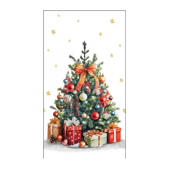 Decorated Christmas tree papírszalvéta 33x40cm, 15db-os, AMB.31119175