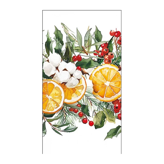 Winter Oranges papírszalvéta 33x40cm, 15db-os, AMB.31119935