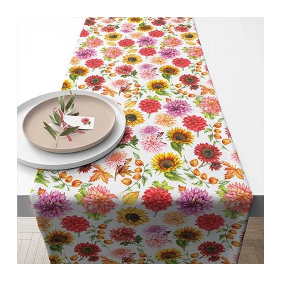 Autumn blooming asztali futó 40x150cm, 100% pamut, AMB.16619770
