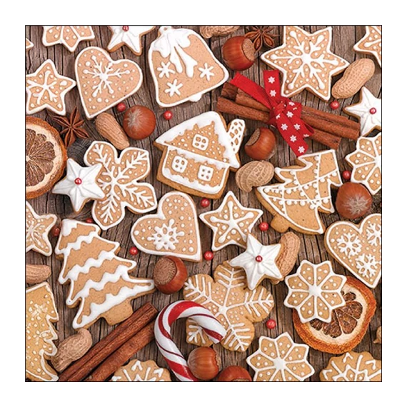 Flavoured cookies papírszalvéta 33x33cm, 20db-os, AMB.33319960