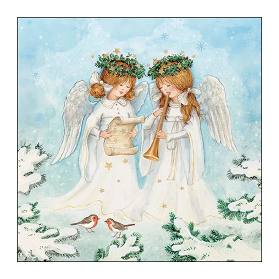 Angel musicians papírszalvéta 33x33cm, 20db-os, AMB.33319975