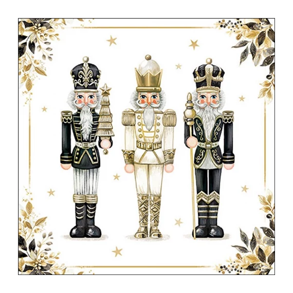 Royal nutcrackers papírszalvéta 33x33cm, 20db-os, AMB.33319990