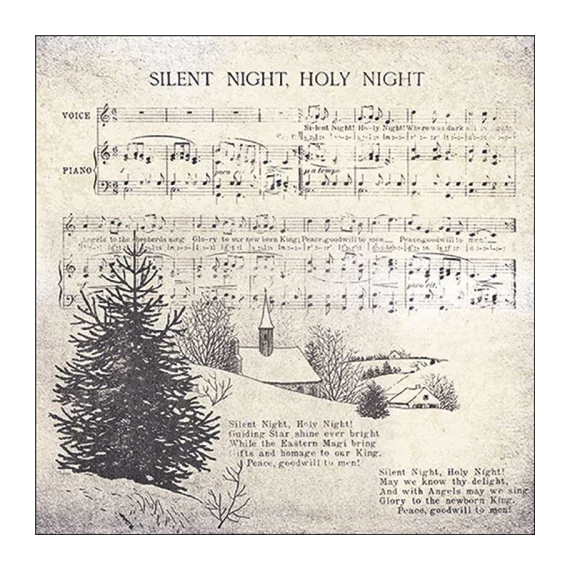 Silent night papírszalvéta 33x33cm, 20db-os, AMB.33320265