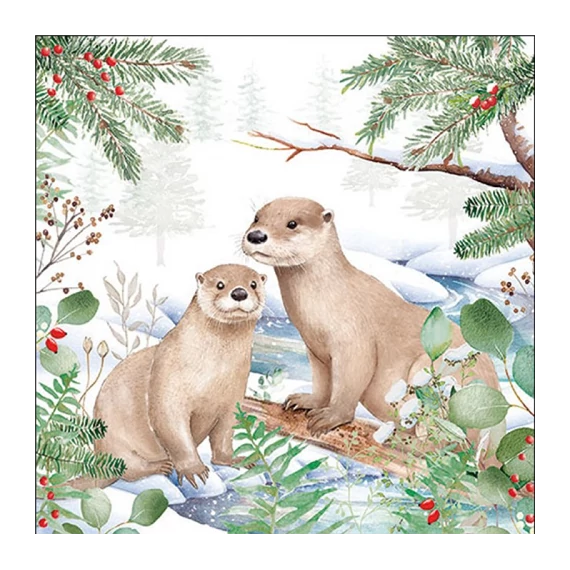 Otter papírszalvéta 33x33cm, 20db-os, AMB.33320270