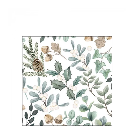 Collection of leaves papírszalvéta 25x25cm, 20db-os, AMB.32519040