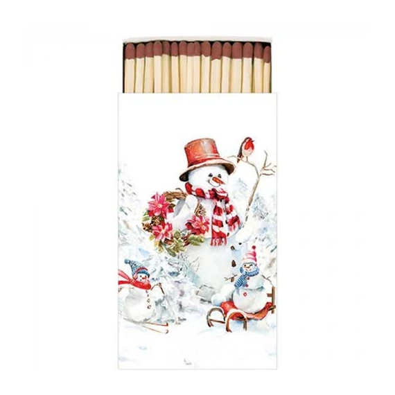 Sporty snowmen gyufa 6,5x11cm, AMB.39520095